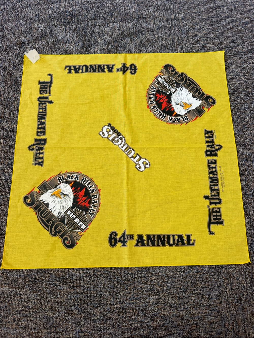 Harley-Davidson Sturgis Bandana 2004 64th Anniversary - The Ultimate Rally New